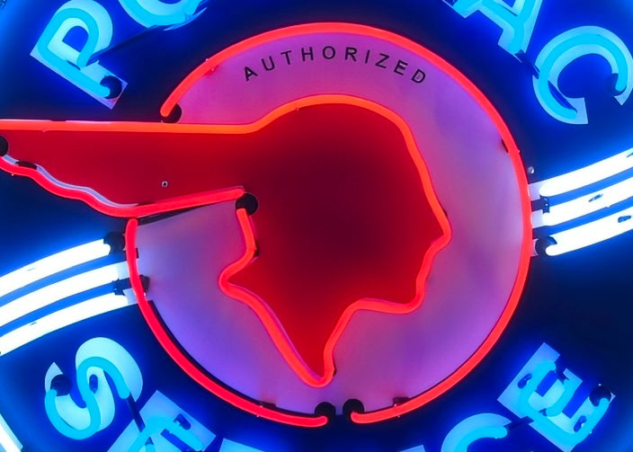 Pontiac Service Neon Sign #N81