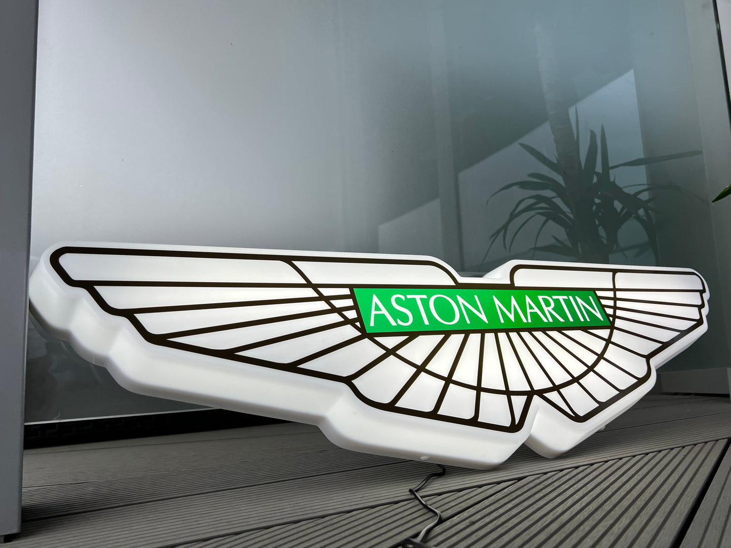 Aston Martin Illuminated Wings Sign #B6