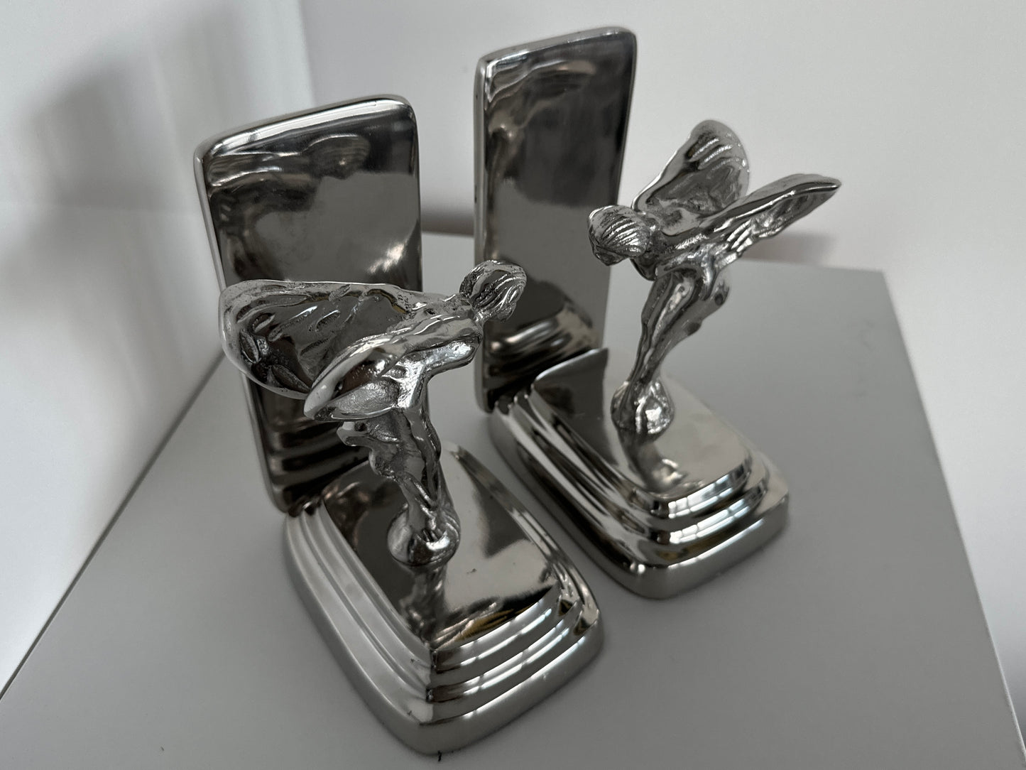 Rolls Royce Art Deco Book Ends #S13