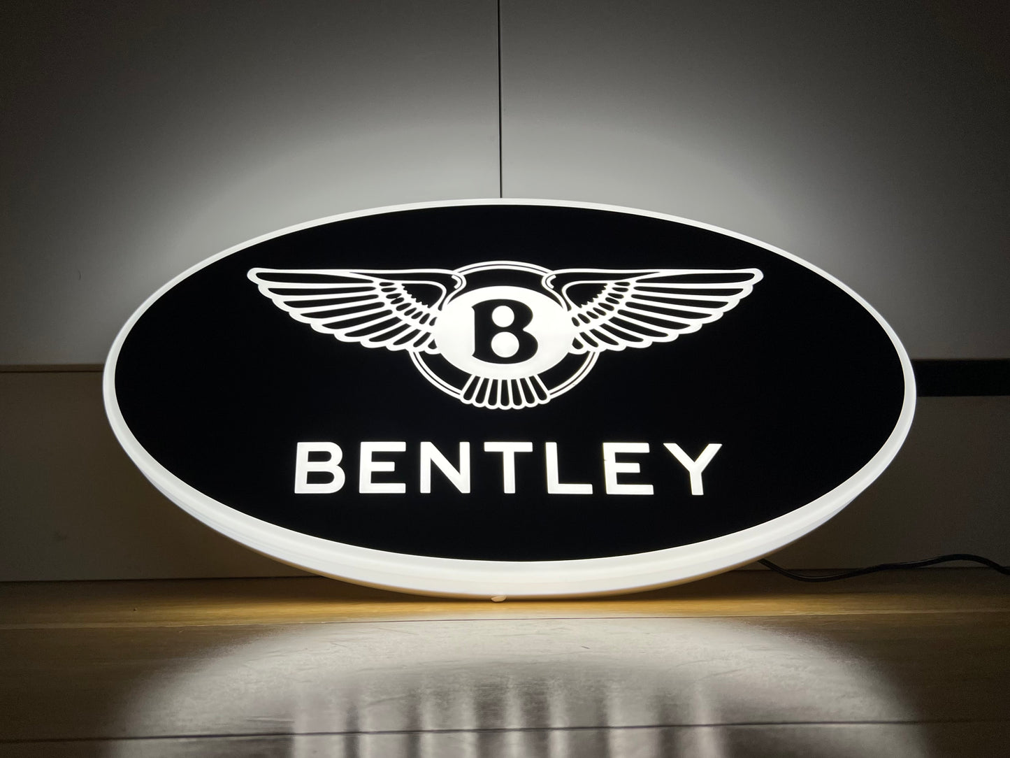 Bentley Black Illuminated Logo Sign #B9