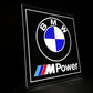 BMW M Power Illuminated Logo Sign #B13