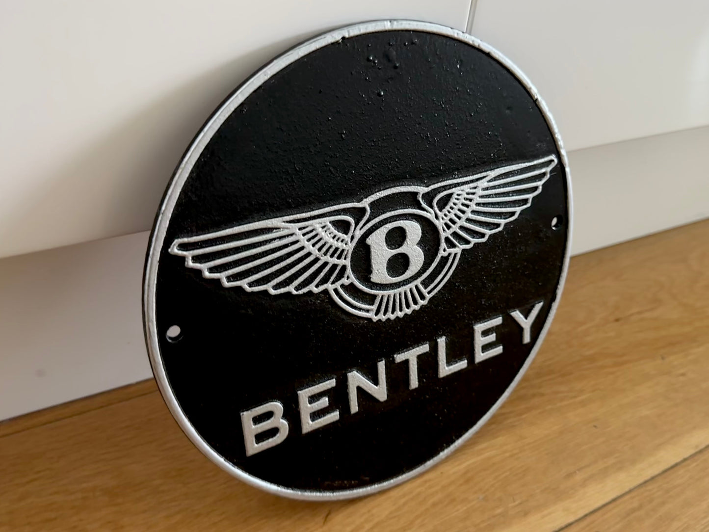 Bentley Round Metal Plaque Sign #A12