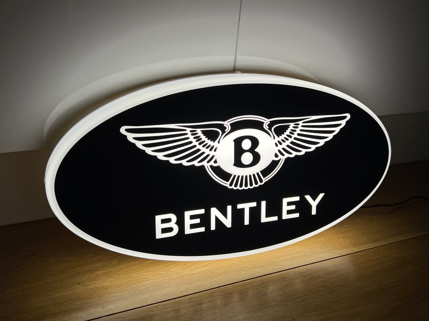 Bentley Black Illuminated Logo Sign #B9