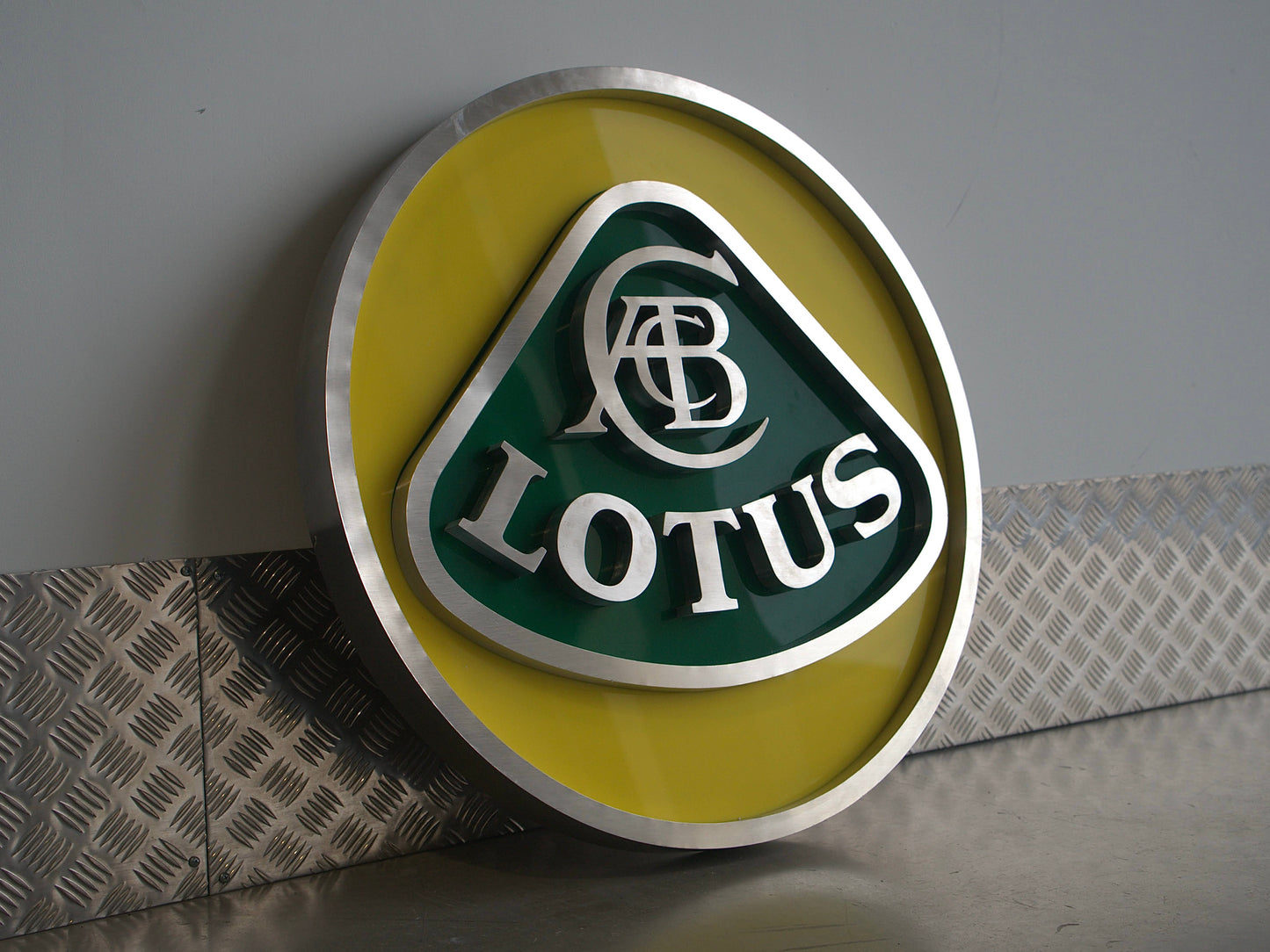 Lotus Dealership Crest Logo Sign #D52
