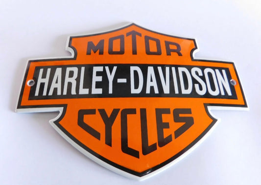 Harley Davidson Motorcycles Enamel Sign #A53