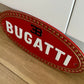 Bugatti Metal Logo Sign #A21