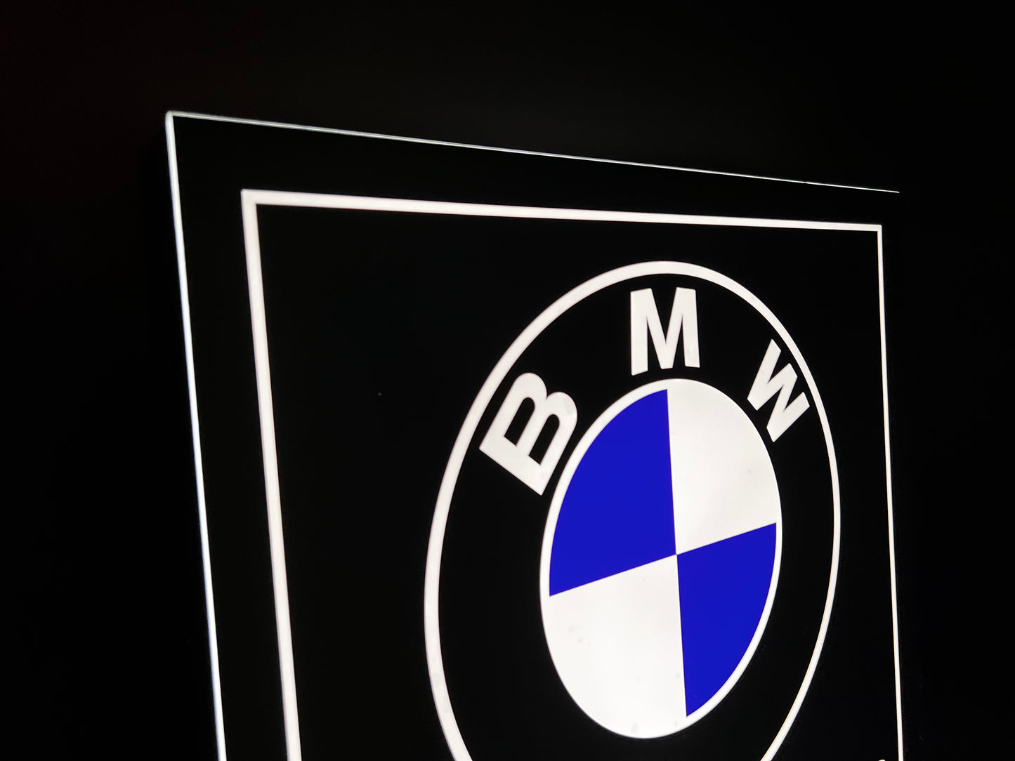 BMW M Power Illuminated Logo Sign #B13