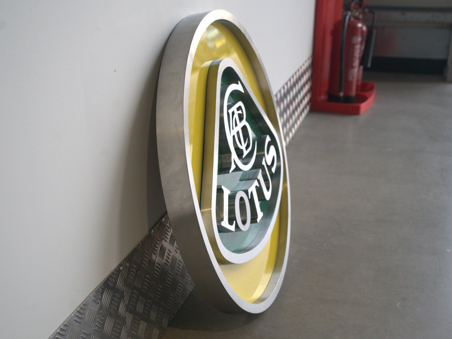 Lotus Dealership Crest Logo Sign #D52