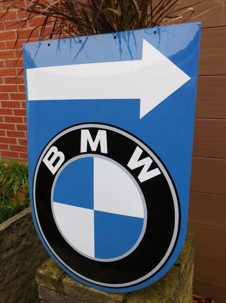 BMW Enamel Sign #A17