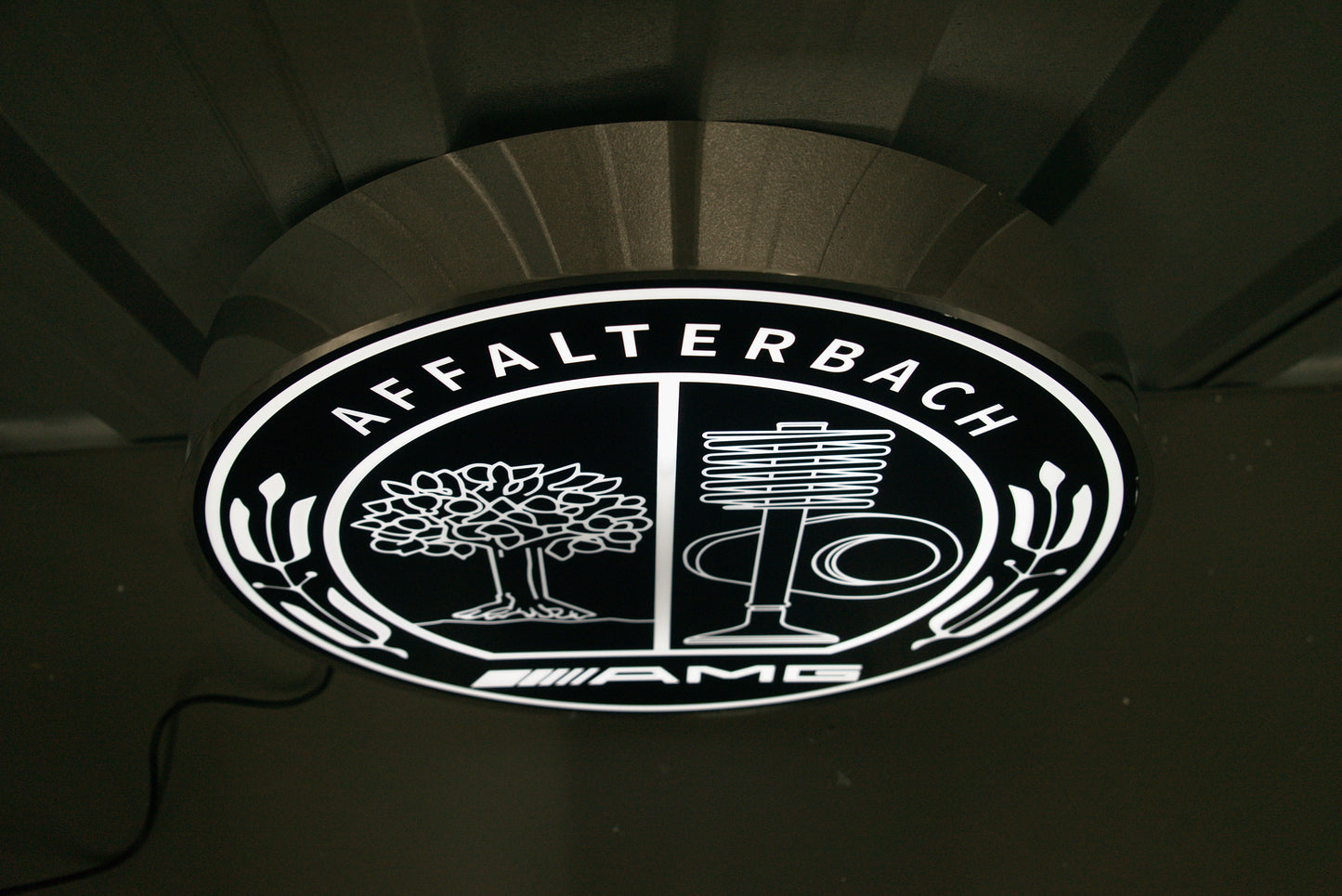 Mercedes Benz AMG Dealership Illuminated Sign Black #D53