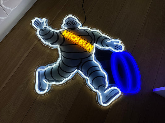 Michelin Man Tyres Neon Sign #N134