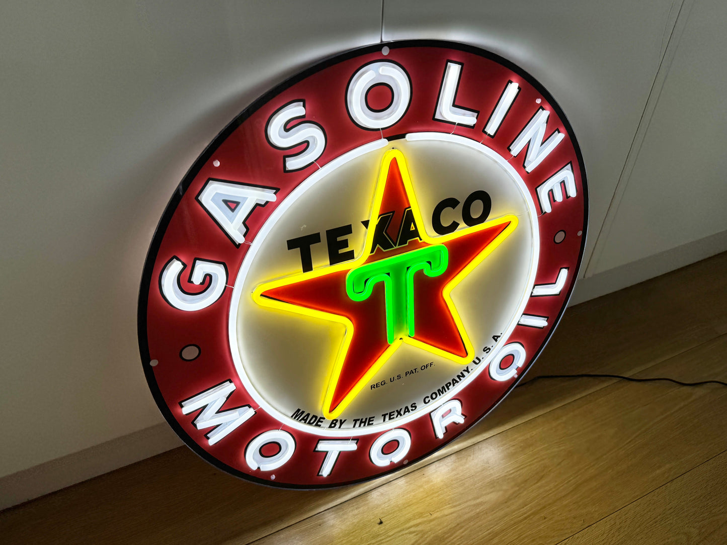 Texaco Gasoline Motor Oil Neon Sign #N143
