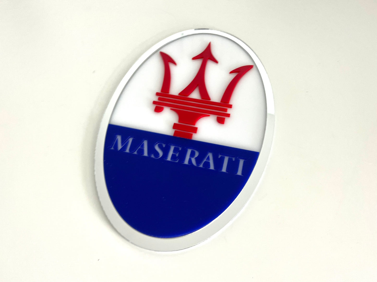 Maserati Acrylic Logo Sign #A108