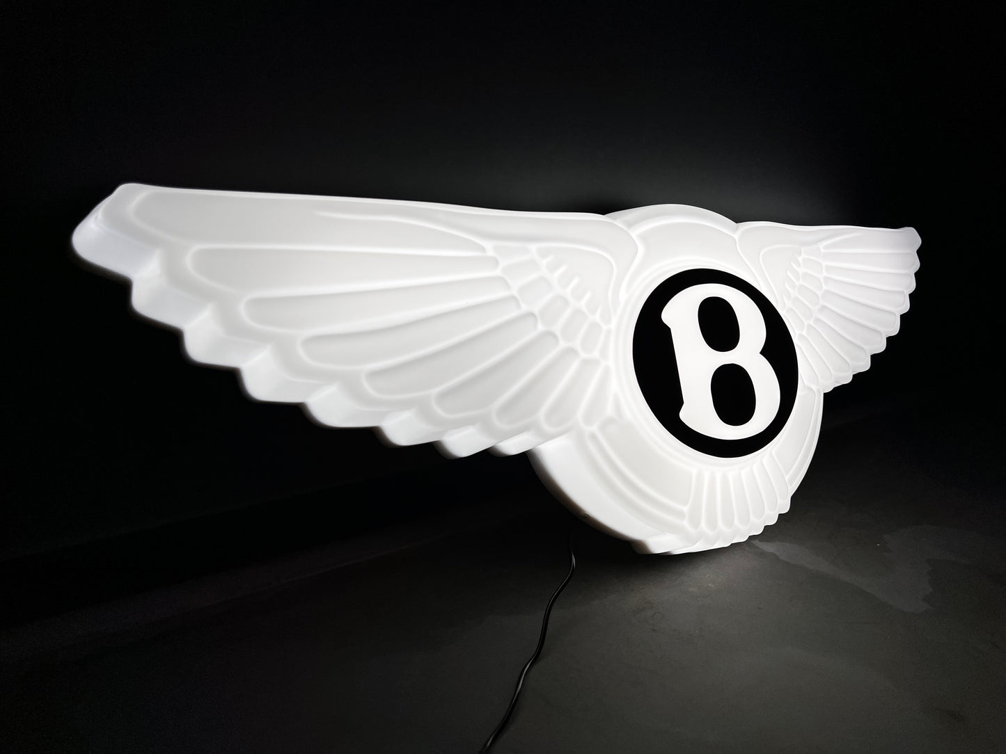 Bentley Wings Illuminated Logo Sign #B11