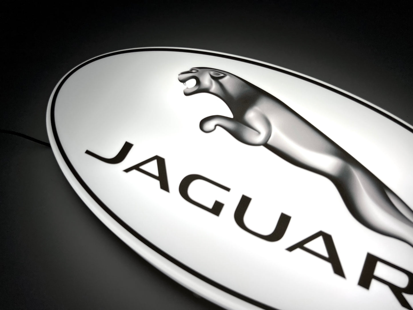 Jaguar Oval Illuminated Logo Sign #B39