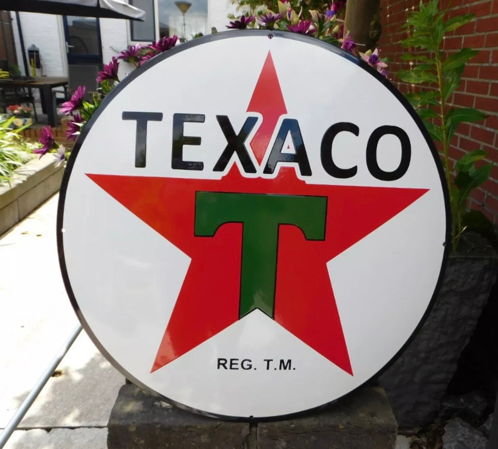 Texaco Enamel Sign #A39