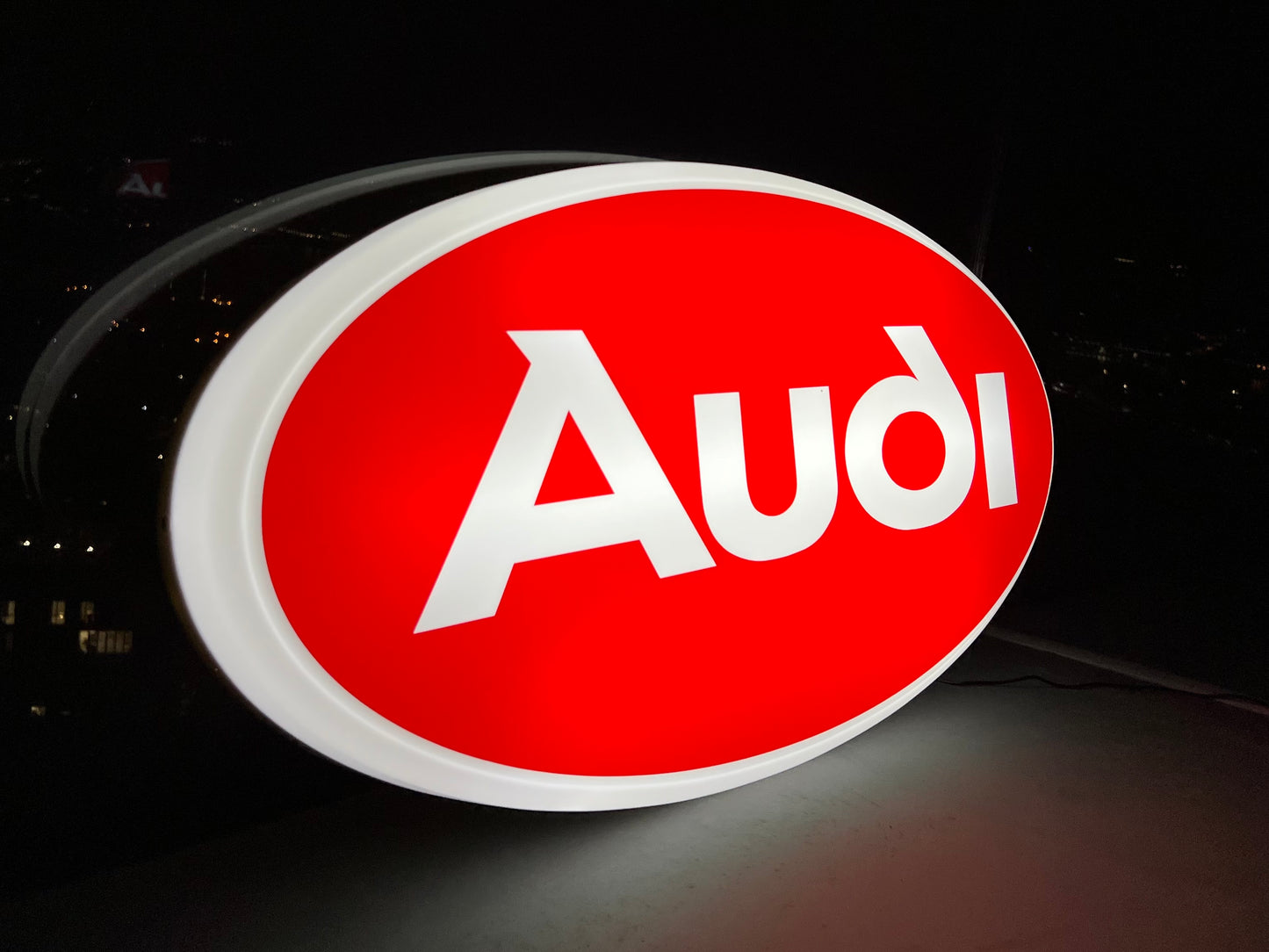 AUDI Illuminated Logo Sign #B7