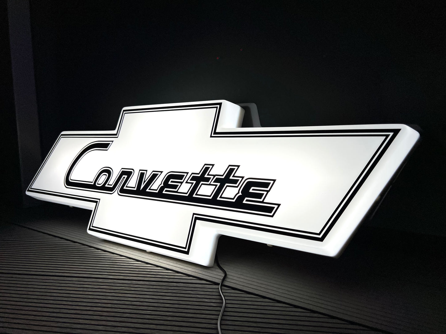 Chevrolet Corvette Illuminated Logo Sign #B19