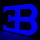 Bugatti EB Dealership Illuminated Logo Sign #D1