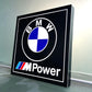 BMW M Power Illuminated Logo Sign #B13