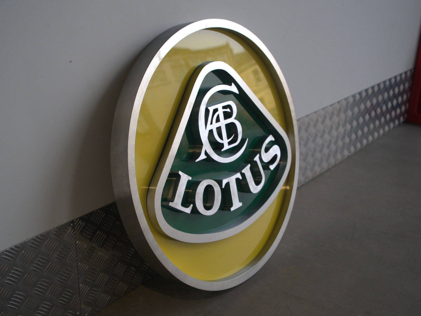 Lotus Dealership Crest Logo Sign #D52