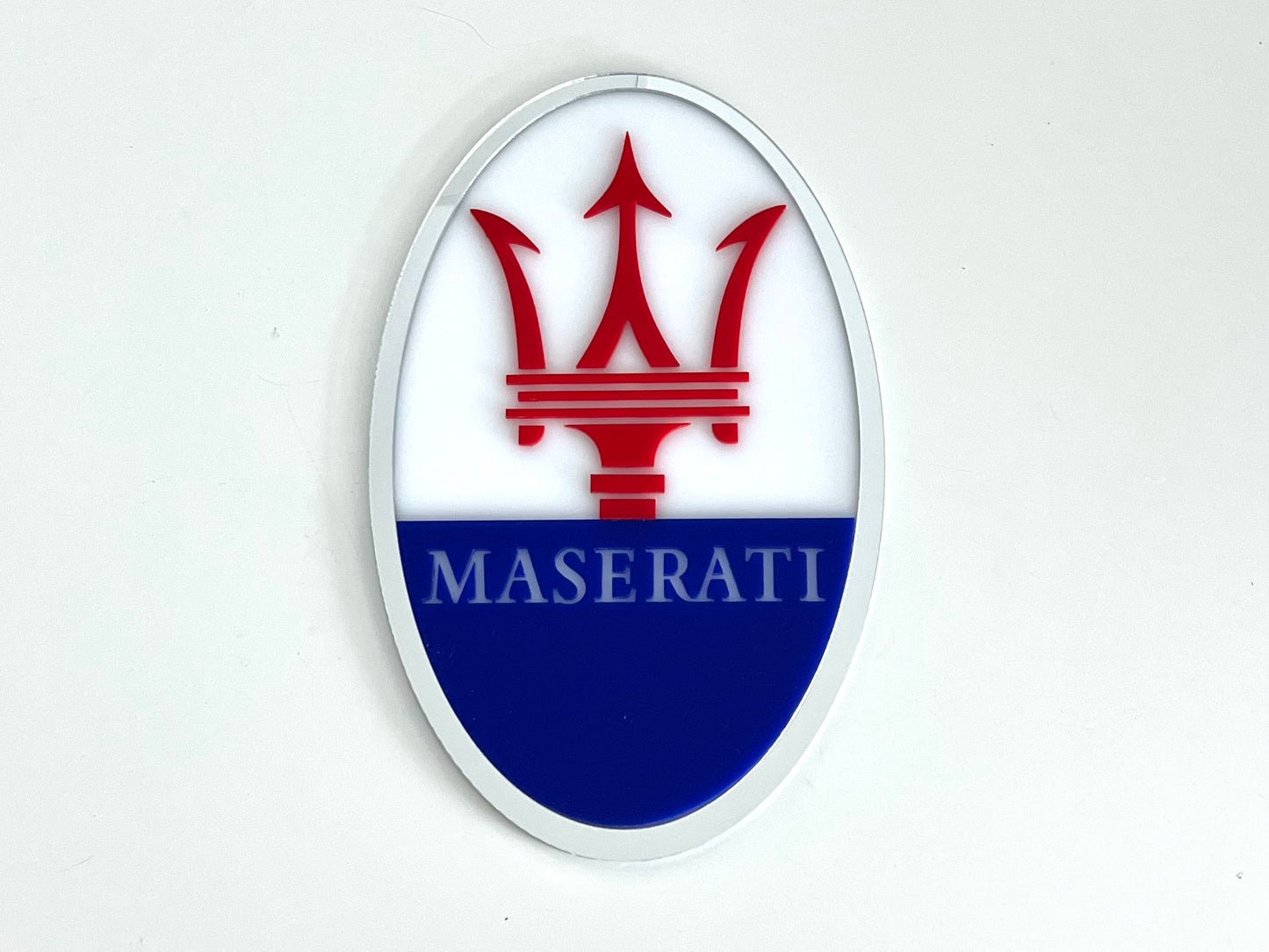 Maserati Acrylic Logo Sign #A108