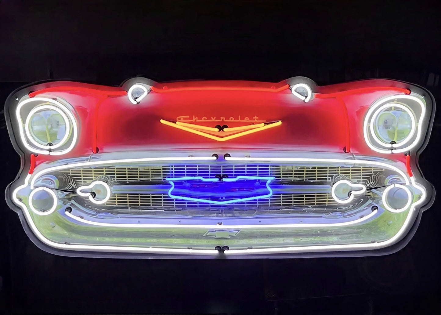 Chevrolet Bel Air Grill Neon Sign #N7