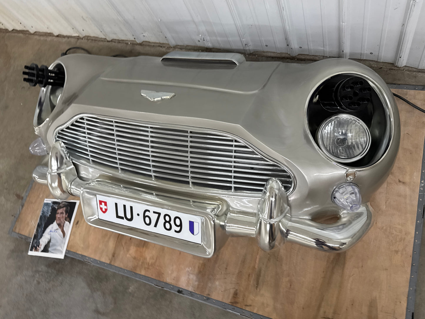 Aston Martin DB5 Full Scale Front Bumper Display Model #P1