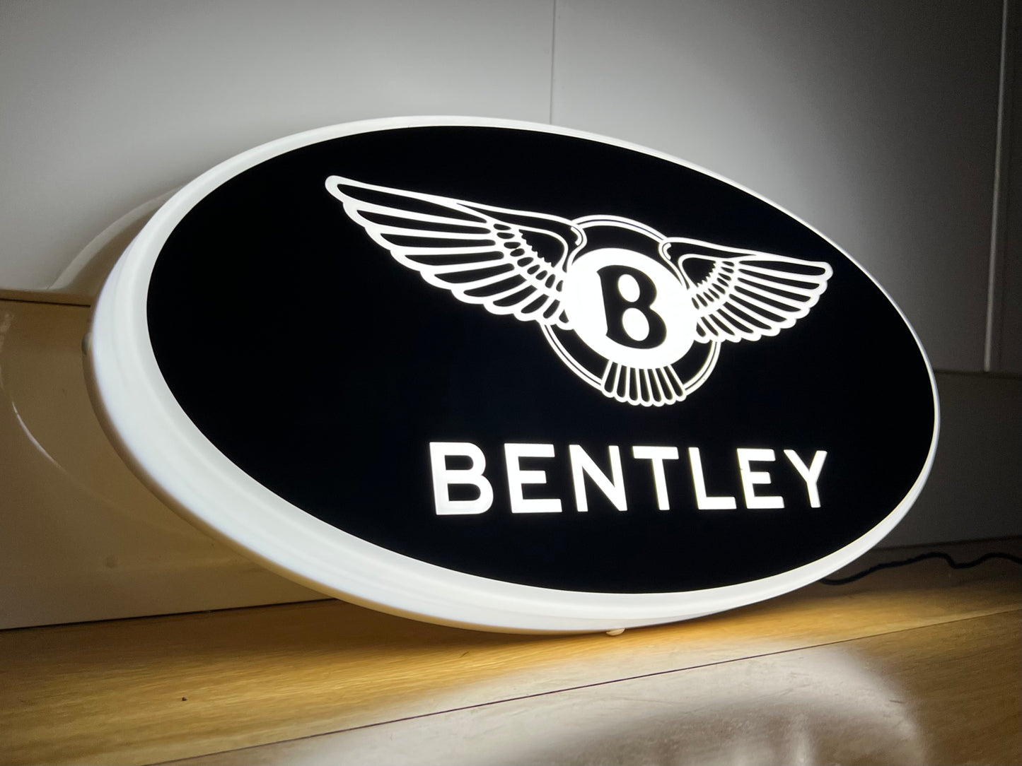 Bentley Black Illuminated Logo Sign #B9