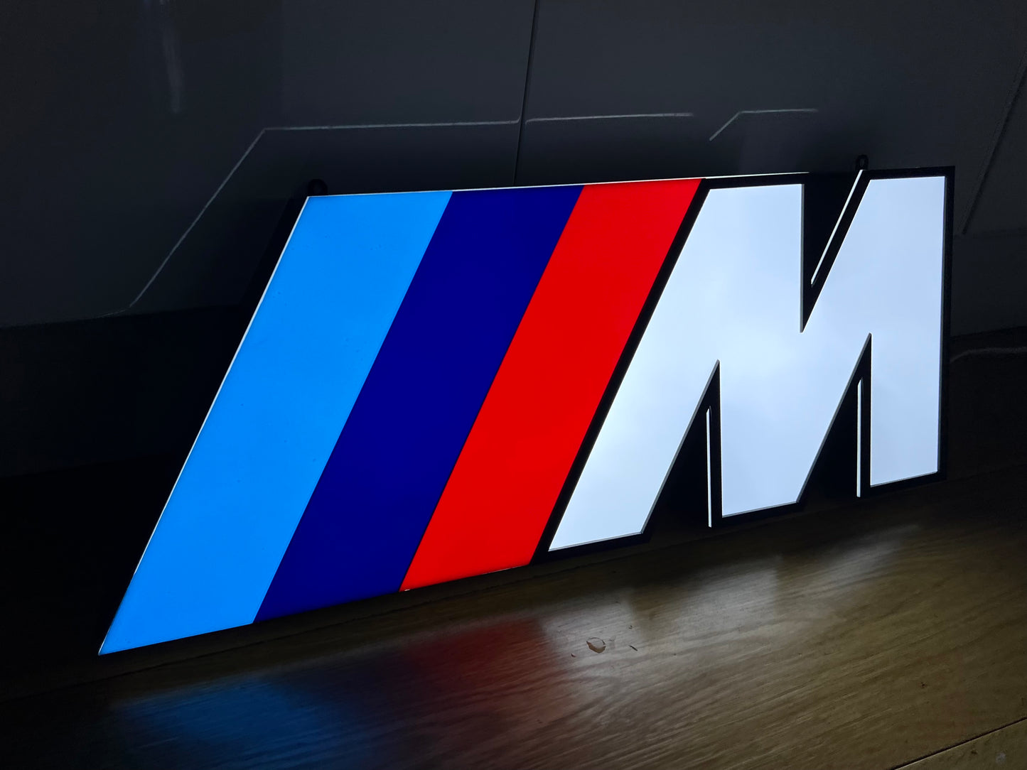 BMW M Power Illuminated Logo Sign #B12