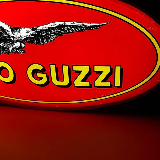 Moto Guzzi Illuminated Logo Sign #D26
