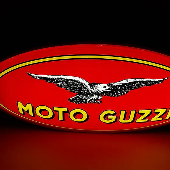 Moto Guzzi Illuminated Logo Sign #D26