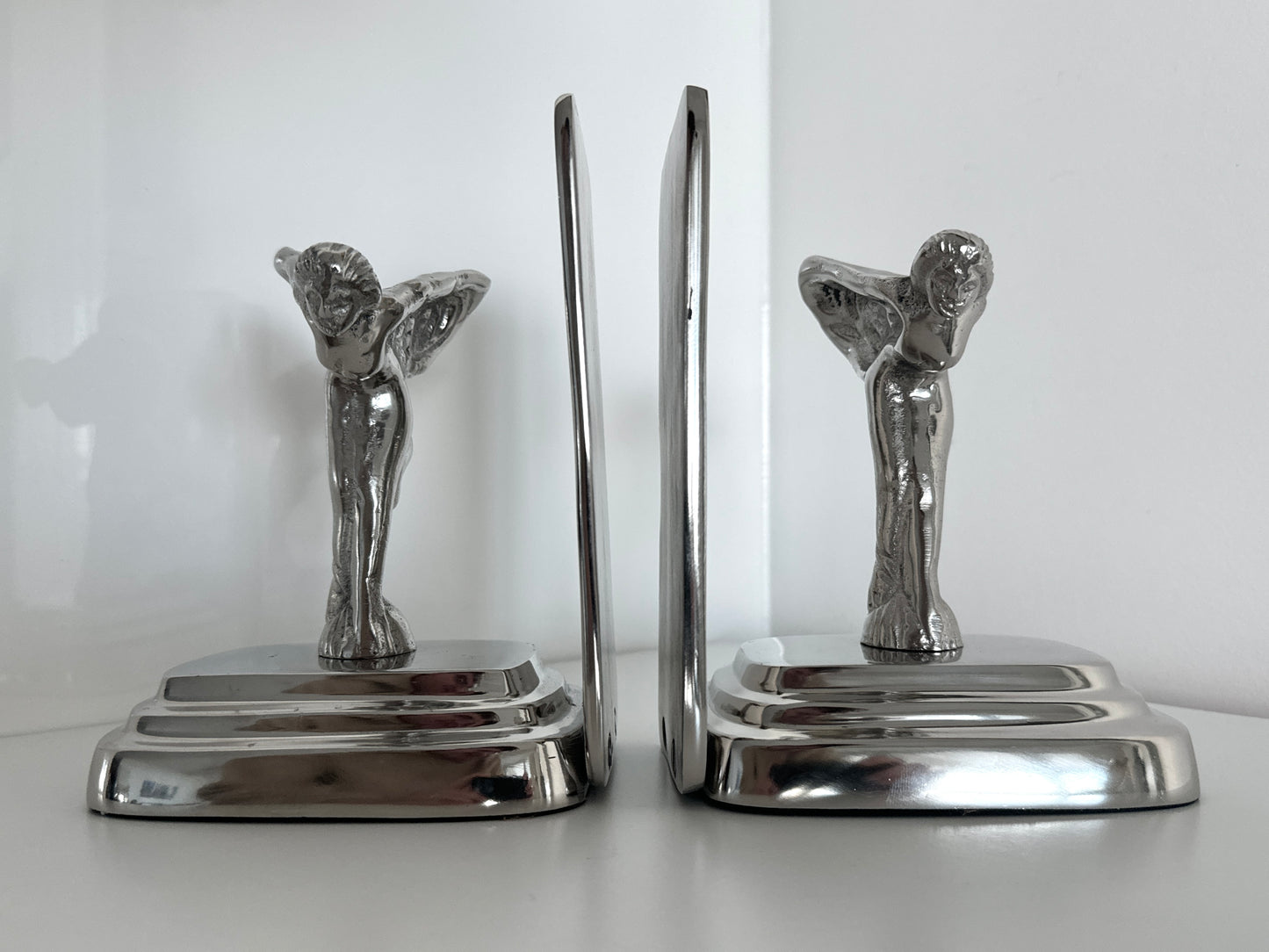 Rolls Royce Art Deco Book Ends #S13