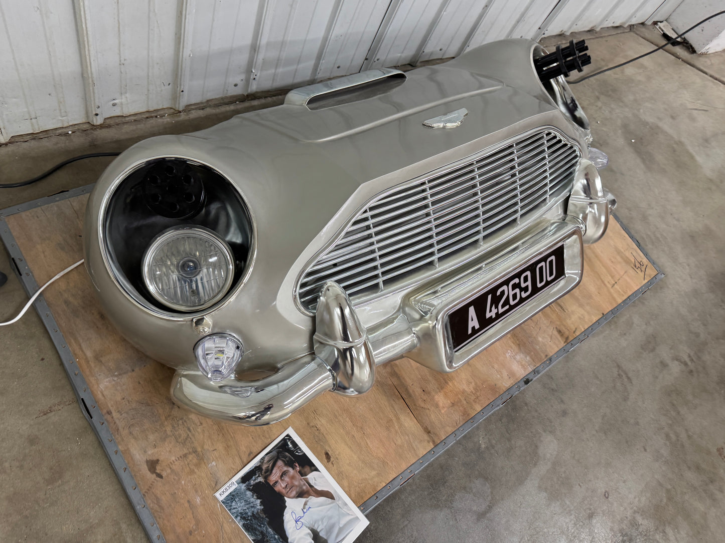Aston Martin DB5 Full Scale Front Bumper Display Model #P1