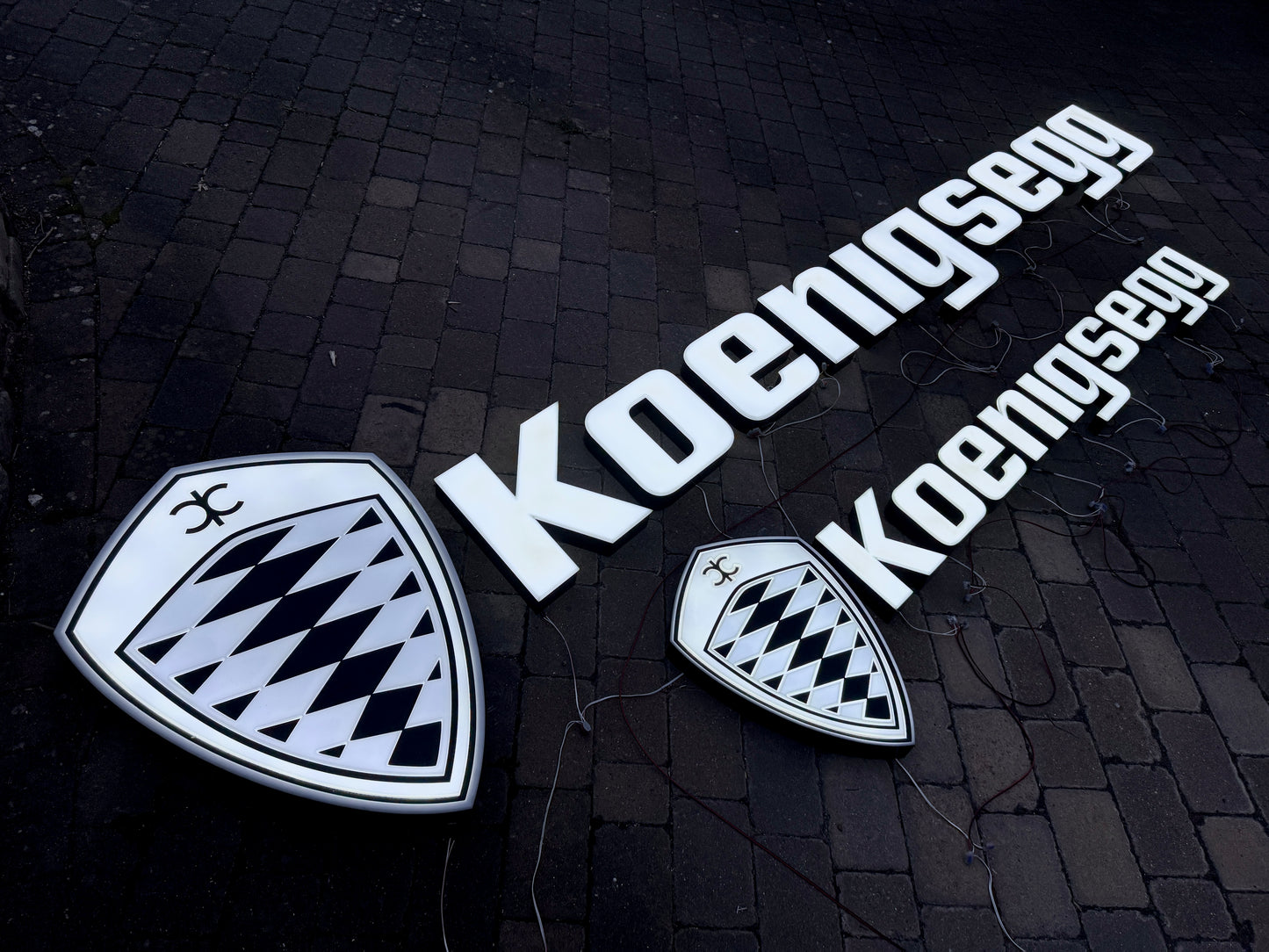 Koenigsegg Illuminated Sign #D45