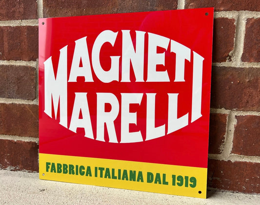 Magnetti Marelli Enamel Metal Sign #A57