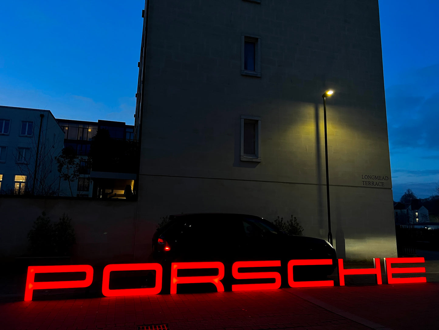 Porsche Dealership Illuminated Sign #D33