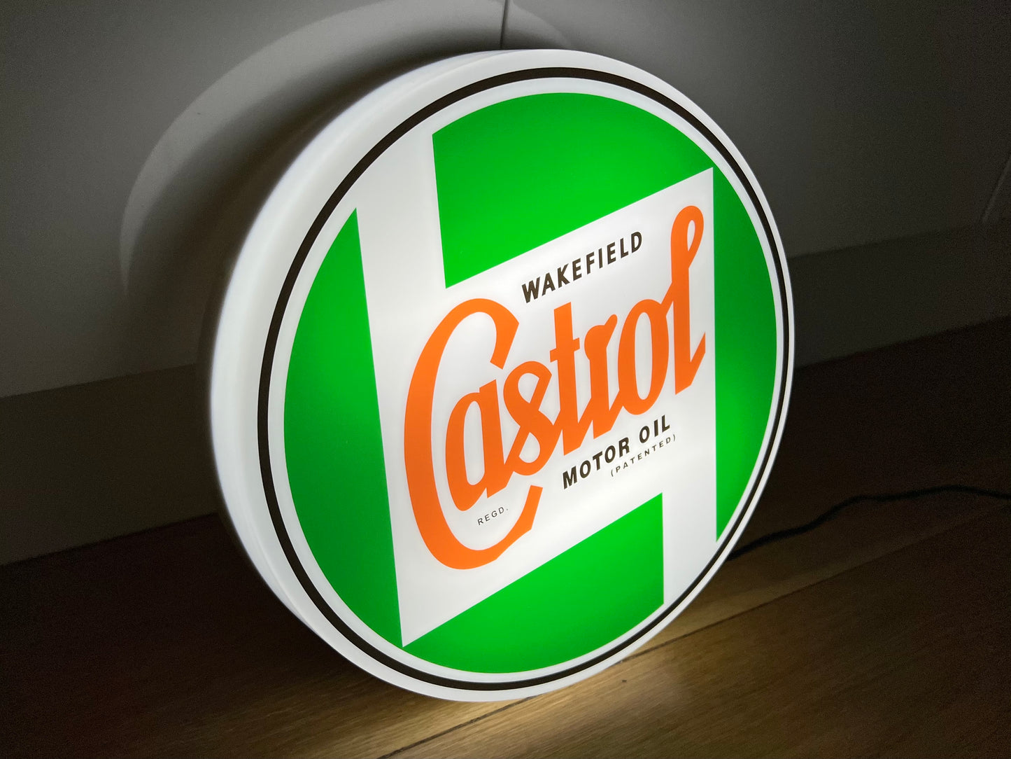 Castrol Illuminated Sign #B18