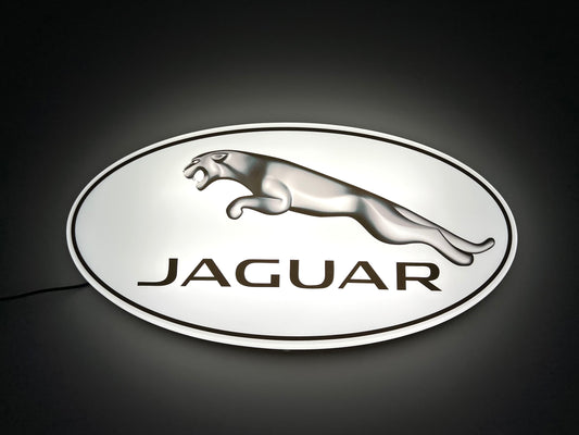 Jaguar Oval Illuminated Logo Sign #B39