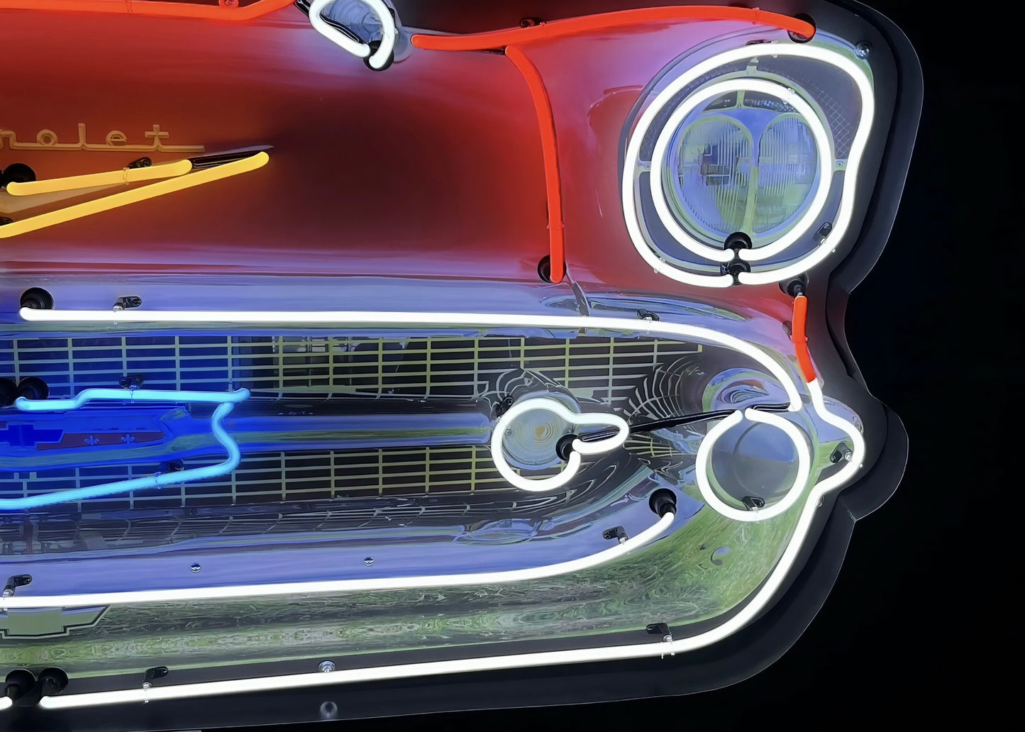 Chevrolet Bel Air Grill Neon Sign #N7