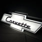 Chevrolet Corvette Illuminated Logo Sign #B19