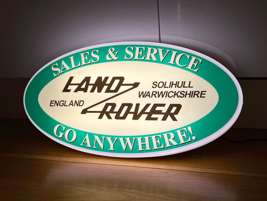 Land Rover Illuminated Sign #B48