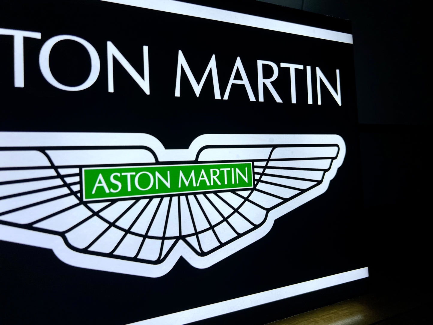 Aston Martin Illuminated Light Box Sign #B5