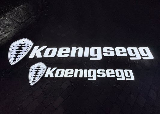 Koenigsegg Illuminated Sign #D45