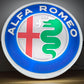 Alfa Romeo Round Illuminated Logo Sign #B4