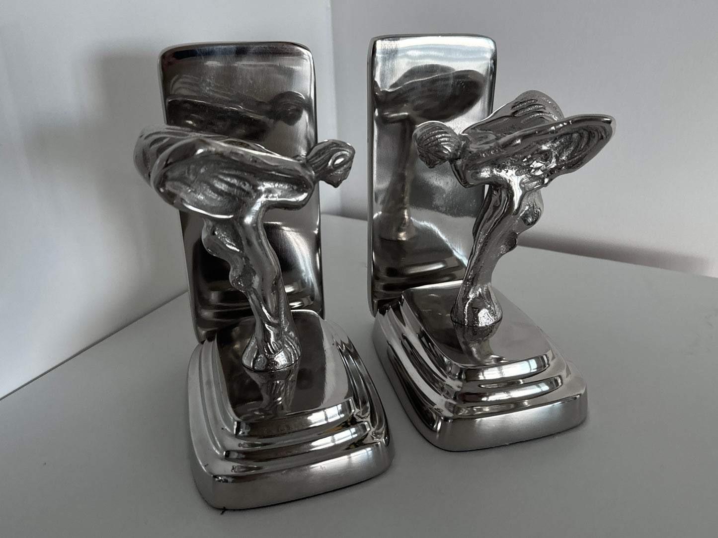 Rolls Royce Art Deco Book Ends #S13