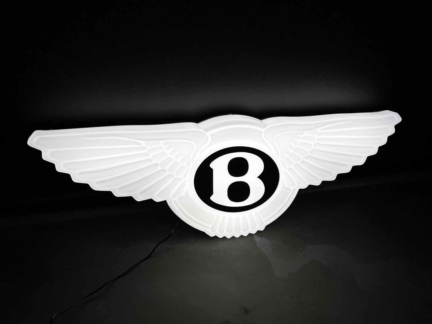 Bentley Wings Illuminated Logo Sign #B11