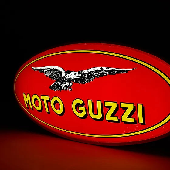 Moto Guzzi Illuminated Logo Sign #D26