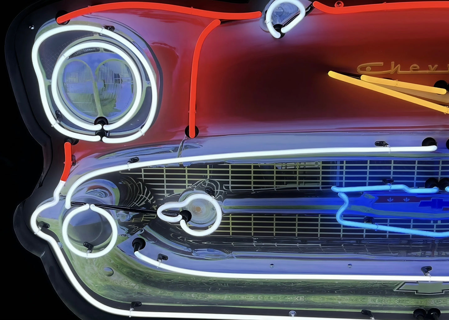 Chevrolet Bel Air Grill Neon Sign #N7