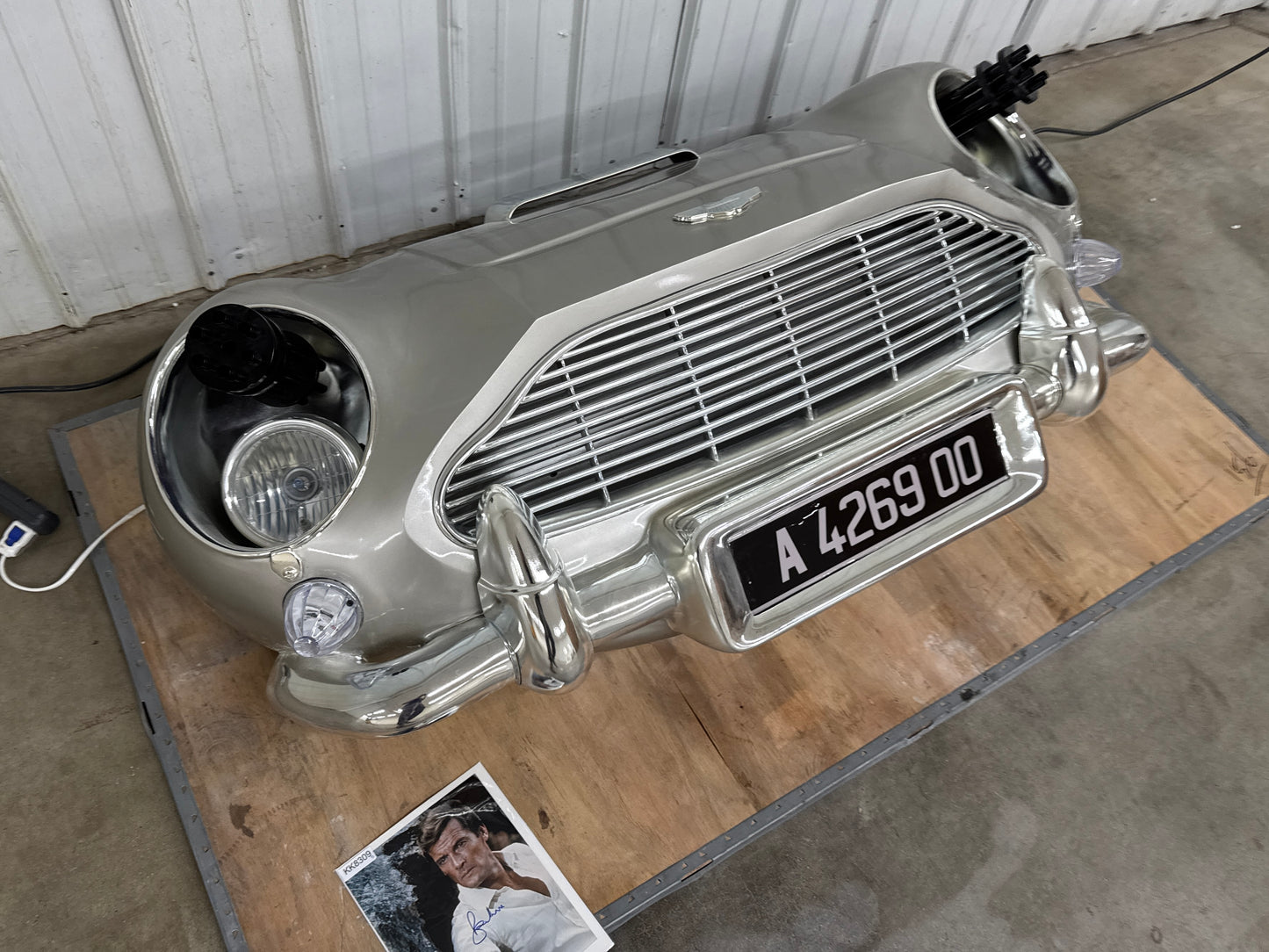 Aston Martin DB5 Full Scale Front Bumper Display Model #P1